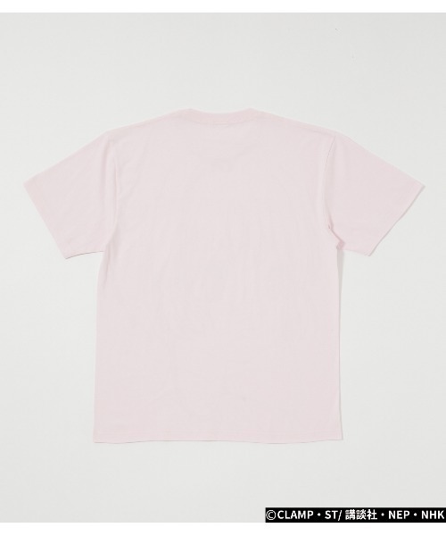 R4G（アールフォージー）の「［カードキャプターさくら クリアカード編］さくらフェイスビッグTシャツ（Tシャツ/カットソー・レディース・サックスブルー/ライトピンク・FREE）」の5枚目の写真