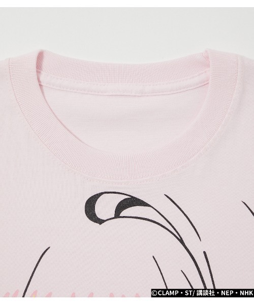 R4G（アールフォージー）の「［カードキャプターさくら クリアカード編］さくらフェイスビッグTシャツ（Tシャツ/カットソー・レディース・サックスブルー/ライトピンク・FREE）」の7枚目の写真