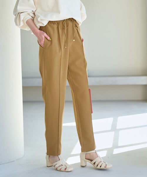 ROPE' PICNIC(ロペピクニック)の「ステファニージョガーパンツ(その他パンツ・レディース・ブラック/グリーン/グレー系その他/イエロー系その他3/ピンク系その他2・40/38/36/34/42)」の1枚目の写真