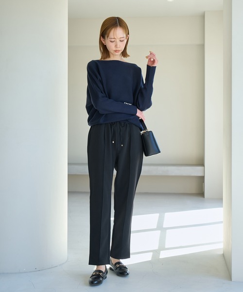 ROPE' PICNIC(ロペピクニック)の「ステファニージョガーパンツ(その他パンツ・レディース・ブラック/グリーン/グレー系その他/イエロー系その他3/ピンク系その他2・40/38/36/34/42)」の6枚目の写真