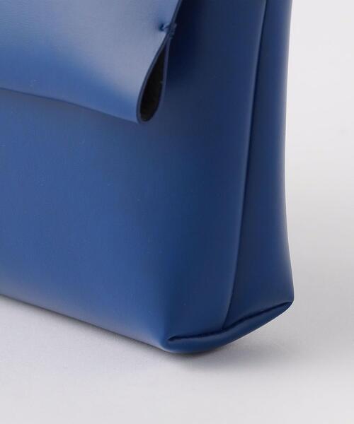 green label relaxing（グリーンレーベルリラクシング）の「GLR PVC FP ショルダーバッグ（ショルダーバッグ・メンズ・ブラック/ロイヤルブルー・FREE）」の12枚目の写真