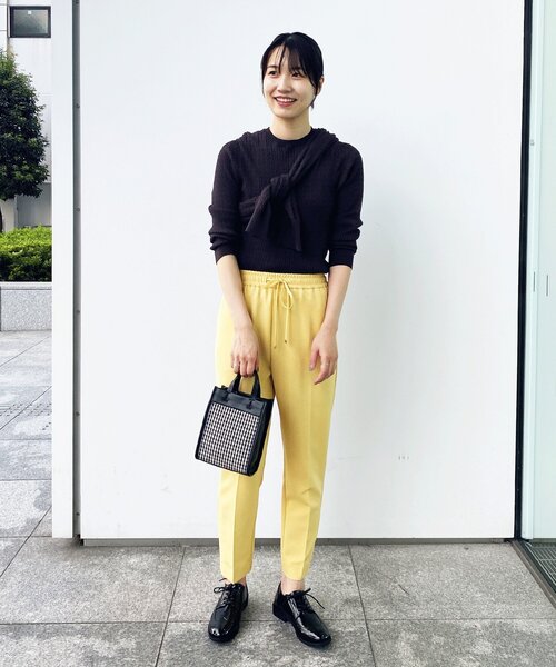 OPAQUE.CLIP(オペークドットクリップ)の「◆スクエアパイピングミニショルダーバッグ(ショルダーバッグ・レディース・ライトベージュ/オフホワイト/ブラック系・00)」の7枚目の写真