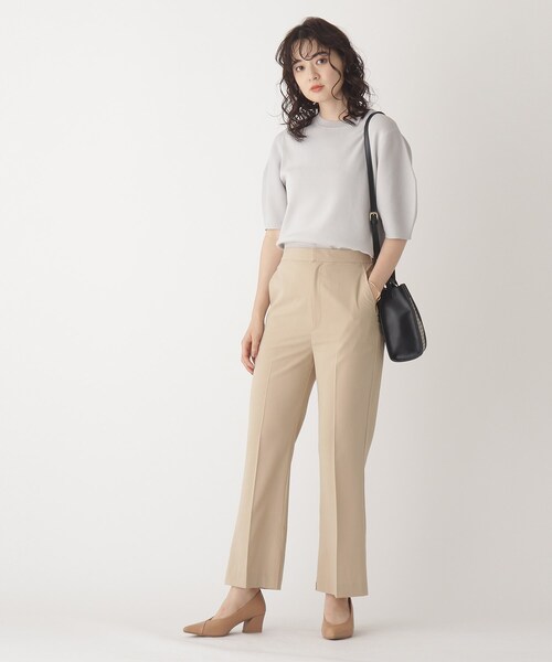 OPAQUE.CLIP(オペークドットクリップ)の「◆スクエアパイピングミニショルダーバッグ(ショルダーバッグ・レディース・ライトベージュ/オフホワイト/ブラック系・00)」の18枚目の写真