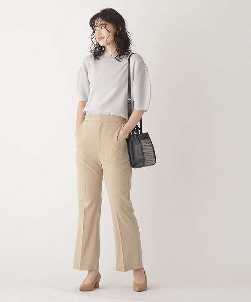 OPAQUE.CLIP(オペークドットクリップ)の「◆スクエアパイピングミニショルダーバッグ(ショルダーバッグ・レディース・ライトベージュ/オフホワイト/ブラック系・00)」の19枚目の写真