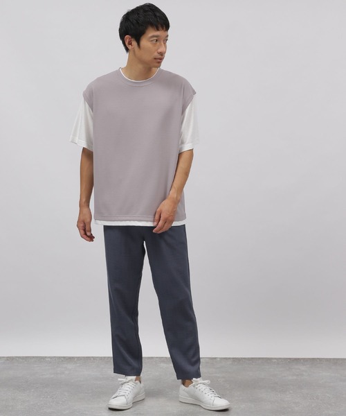 LAKOLE（ラコレ）の「ポリワッシャースリムパンツ2nd[セットアップ対応] / 127027（その他パンツ・メンズ・ライトグレー/ネイビー/チャコール・MEDIUM/LARGE/SMALL/X-LARGE）」の10枚目の写真
