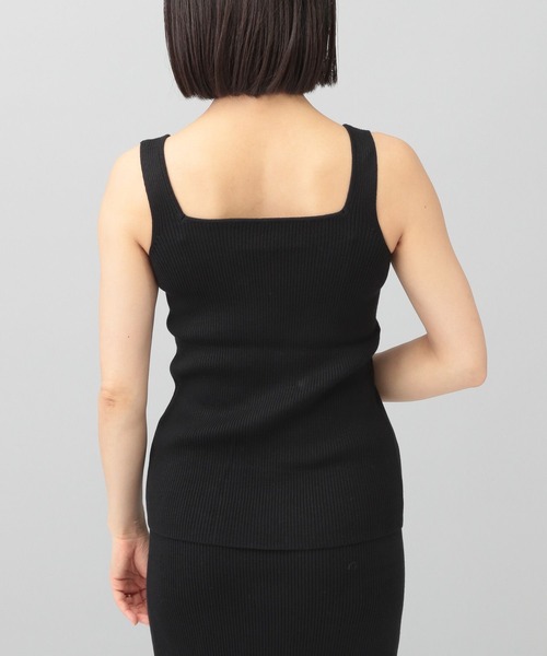 e/rm（イーアールエム）の「【e/rm】セットアップ対応/14Gスクエアリブニットタンク 156839（タンクトップ・レディース・ブラック/ライトベージュ/ブルー系その他6・FREE）」の13枚目の写真