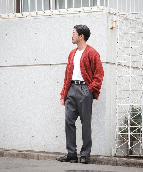 BEAMS（ビームス）の「BEAMS / 2プリーツ テーパード スラックス（スラックス・メンズ・チャコールグレー/ブラック/ブラウン・S/M/L/XL）」の7枚目の写真