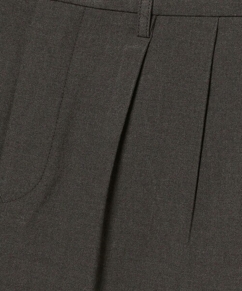 BEAMS（ビームス）の「BEAMS / 2プリーツ テーパード スラックス（スラックス・メンズ・チャコールグレー/ブラック/ブラウン・S/M/L/XL）」の14枚目の写真