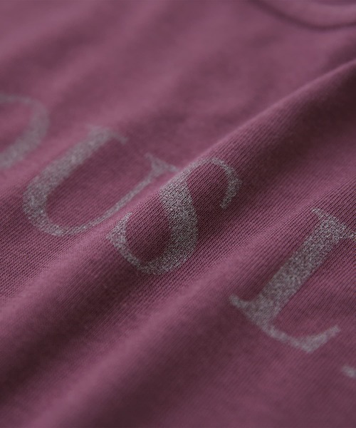 osharewalker（オシャレウォーカー）の「【廃盤】『かすれロゴプリントロンT』（Tシャツ/カットソー・レディース・チャコール/オフホワイト/ワイン・FREE）」の21枚目の写真