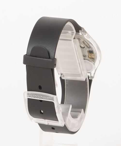 SWATCH(スウォッチ)の「BLACK CLASSINESS AGAIN(アナログ腕時計・レディース・クリア・FREE)」の3枚目の写真