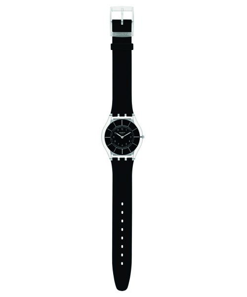 SWATCH(スウォッチ)の「BLACK CLASSINESS AGAIN(アナログ腕時計・レディース・クリア・FREE)」の2枚目の写真