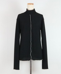 リップルハイネックプルオーバー