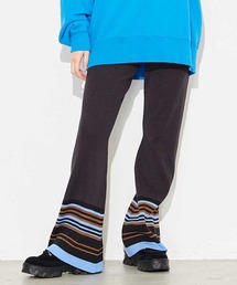 X-girl | PARTIAL STRIPE KNIT PANTS(その他パンツ)