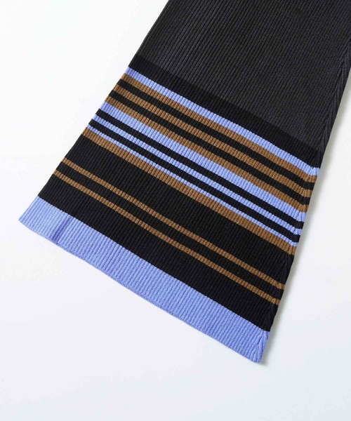 X-girl（エックスガール）の「PARTIAL STRIPE KNIT PANTS（その他パンツ・レディース・ブラック/ベージュ/グリーン・ONE SIZE）」の22枚目の写真