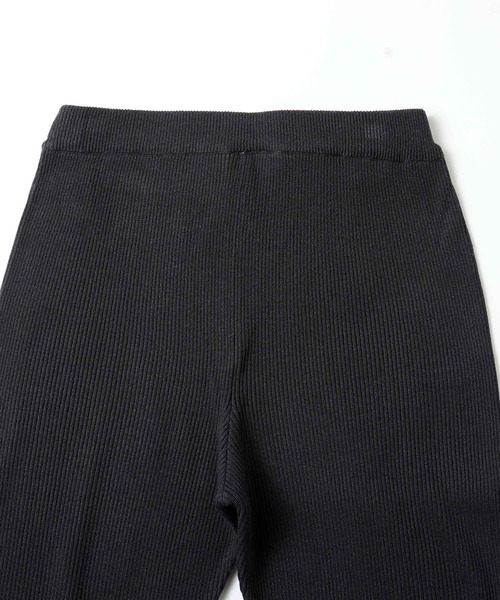 X-girl（エックスガール）の「PARTIAL STRIPE KNIT PANTS（その他パンツ・レディース・ブラック/ベージュ/グリーン・ONE SIZE）」の17枚目の写真