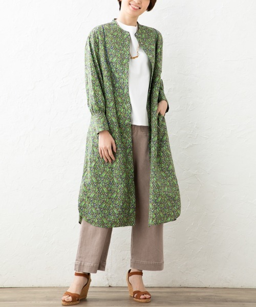 aunt lily（アントリリー）の「硫化染め糸使用ワイドパンツ（その他パンツ・レディース・ベージュ/ピンク/グリーン・11号/7号/13号/9号）」の7枚目の写真