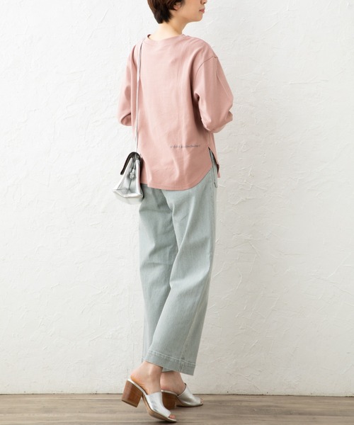 aunt lily（アントリリー）の「硫化染め糸使用ワイドパンツ（その他パンツ・レディース・ベージュ/ピンク/グリーン・11号/7号/13号/9号）」の12枚目の写真