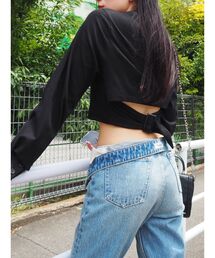 EVRIS | バックオープンシャツトップス(Tシャツ/カットソー)