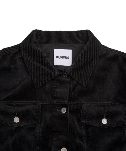PUNYUS（プニュズ）の「コーデュロイオーバージャケット（カバーオール・レディース・グリーン/ブルー/ブラック・2/3/4）」の19枚目の写真