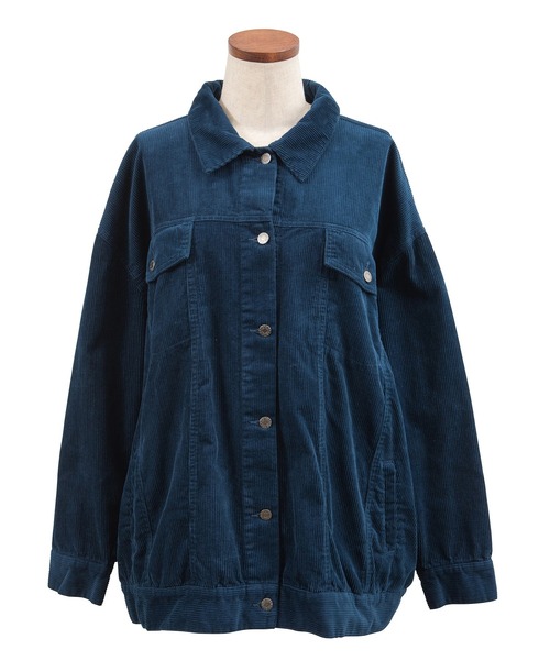 PUNYUS（プニュズ）の「コーデュロイオーバージャケット（カバーオール・レディース・グリーン/ブルー/ブラック・2/3/4）」の20枚目の写真