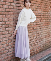 NOELA | エアリーボリュームフレアスカート(スカート)