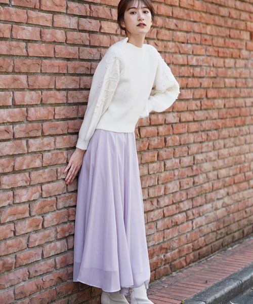 NOELA（ノエラ）の「エアリーボリュームフレアスカート（スカート