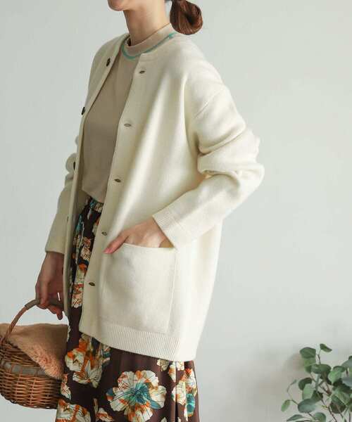 URBAN RESEARCH DOORS（アーバンリサーチドアーズ）の「ハミルトンウールニットカーディガン（カーディガン/ボレロ・メンズ・チャコールグレー/アイボリー/モカ/グリーン系その他・MEDIUM/LARGE）」の11枚目の写真