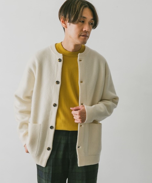 URBAN RESEARCH DOORS（アーバンリサーチドアーズ）の「ハミルトンウールニットカーディガン（カーディガン/ボレロ・メンズ・チャコールグレー/アイボリー/モカ/グリーン系その他・MEDIUM/LARGE）」の15枚目の写真