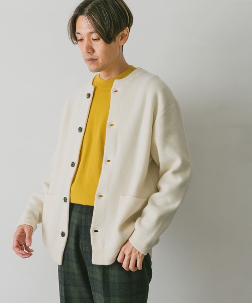URBAN RESEARCH DOORS（アーバンリサーチドアーズ）の「ハミルトンウールニットカーディガン（カーディガン/ボレロ・メンズ・チャコールグレー/アイボリー/モカ/グリーン系その他・MEDIUM/LARGE）」の17枚目の写真