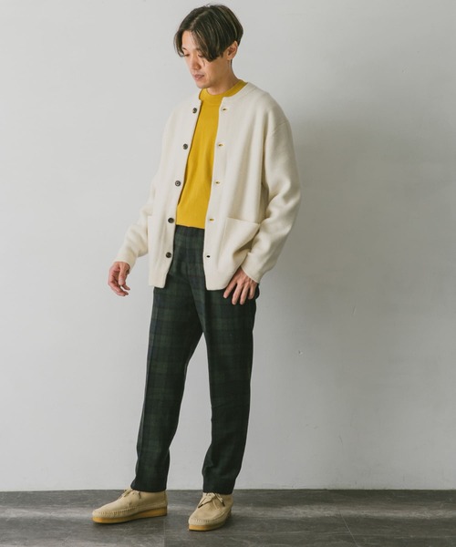 URBAN RESEARCH DOORS（アーバンリサーチドアーズ）の「ハミルトンウールニットカーディガン（カーディガン/ボレロ・メンズ・チャコールグレー/アイボリー/モカ/グリーン系その他・MEDIUM/LARGE）」の18枚目の写真