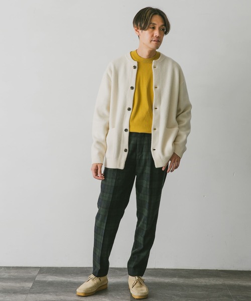 URBAN RESEARCH DOORS（アーバンリサーチドアーズ）の「ハミルトンウールニットカーディガン（カーディガン/ボレロ・メンズ・チャコールグレー/アイボリー/モカ/グリーン系その他・MEDIUM/LARGE）」の20枚目の写真