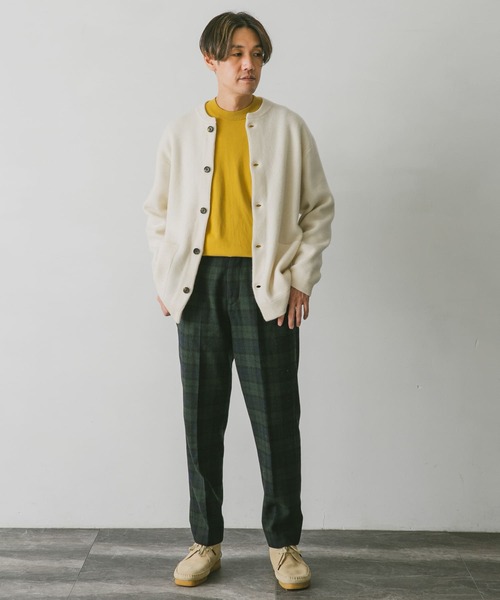 URBAN RESEARCH DOORS（アーバンリサーチドアーズ）の「ハミルトンウールニットカーディガン（カーディガン/ボレロ・メンズ・チャコールグレー/アイボリー/モカ/グリーン系その他・MEDIUM/LARGE）」の21枚目の写真