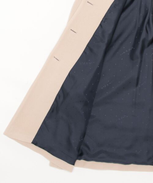 To b. by agnes b.(トゥービーバイアニエスベー)の「WT02 MANTEAU ニューピミリコ(ステンカラーコート・レディース・ホワイト系その他・38/36/40)」の9枚目の写真