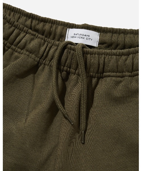 Saturdays NYC(サタデーズ ニューヨークシティ )の「Delancey Fundamental Sweat Short(スウェットパンツ・レディース・グレー/オリーブ・S/M/X-SMALL)」の9枚目の写真