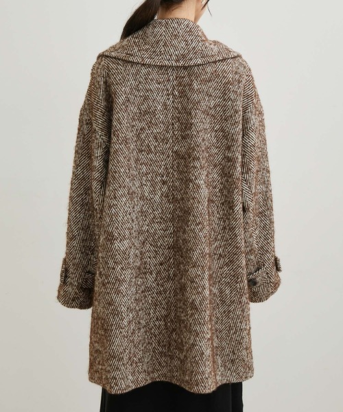 VIS（ビス）の「ヘリンボーンルーズミドルコート（その他アウター