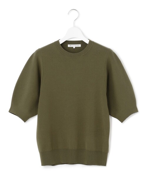 23区（ニジュウサンク）の「テンセルストレッチ パフスリーブ ニット