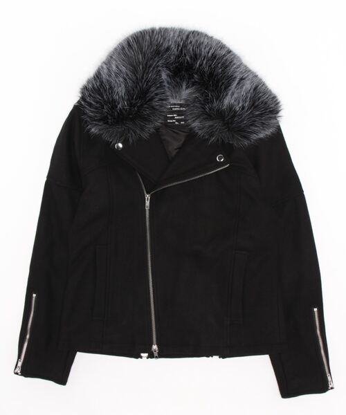 semantic design（セマンティックデザイン）の「セマンティックデザイン/semantic design NOBILITY バックZIP ダブルライダース（ライダースジャケット・メンズ・ブラック・S/MEDIUM/LARGE/X-LARGE）」の5枚目の写真