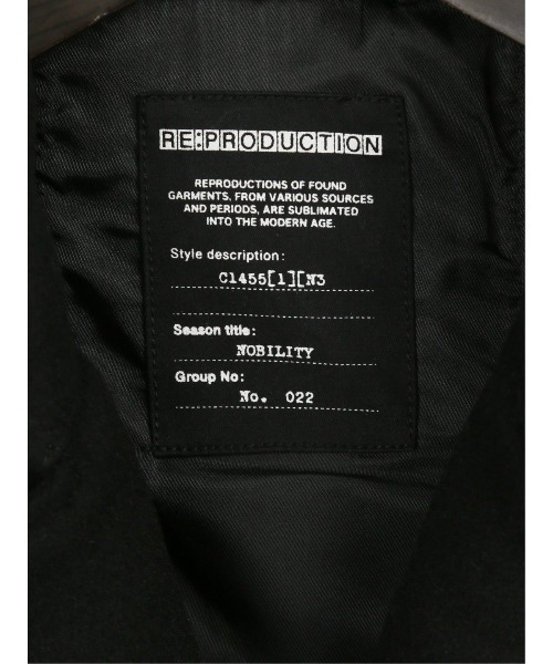 semantic design（セマンティックデザイン）の「セマンティックデザイン/semantic design NOBILITY バックZIP ダブルライダース（ライダースジャケット・メンズ・ブラック・S/MEDIUM/LARGE/X-LARGE）」の7枚目の写真