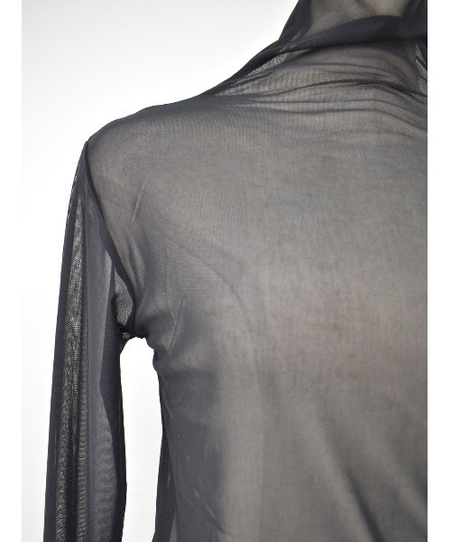 Reurie'（レウリィ）の「ハイネックフィンガーホールシアートップ/high neck finger hole sheer top（その他トップス・レディース・アイボリー/ブラック・FREE）」の18枚目の写真