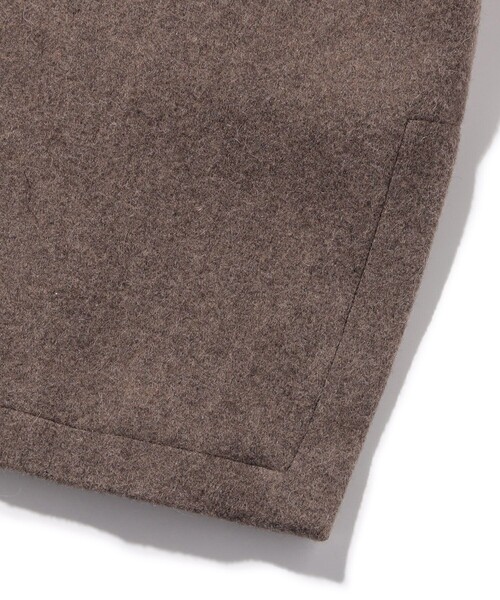 BASISBROEK（バシスブルック）の「BASISBROEK/バージスブルック GREAT/スタンドカラー ロングコート（ステンカラーコート・メンズ・ブラック/ブラウン/ベージュ・3）」の9枚目の写真