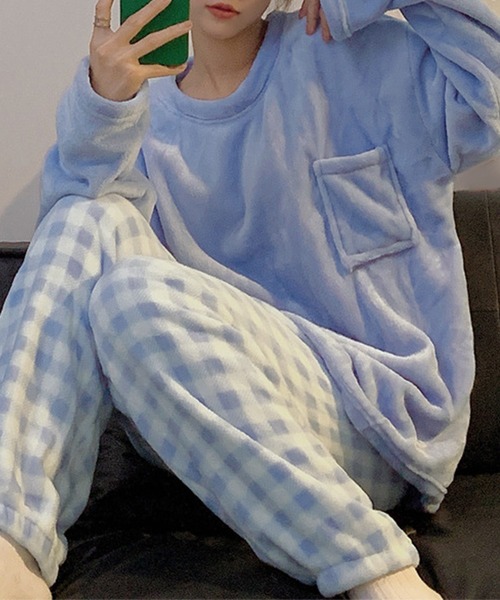 新品　Candy&Cake　ルームウェアセット　Lサイズ パジャマ レディース 半袖 前開き 綿100％ ルームウェア 上下