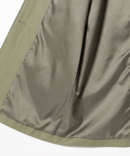B:MING by BEAMS（ビーミングバイビームス）の「B:MING by BEAMS / 撥水 ステンカラーコート（ステンカラーコート・レディース・オリーブ/ベージュ・SMALL/MEDIUM）」の22枚目の写真