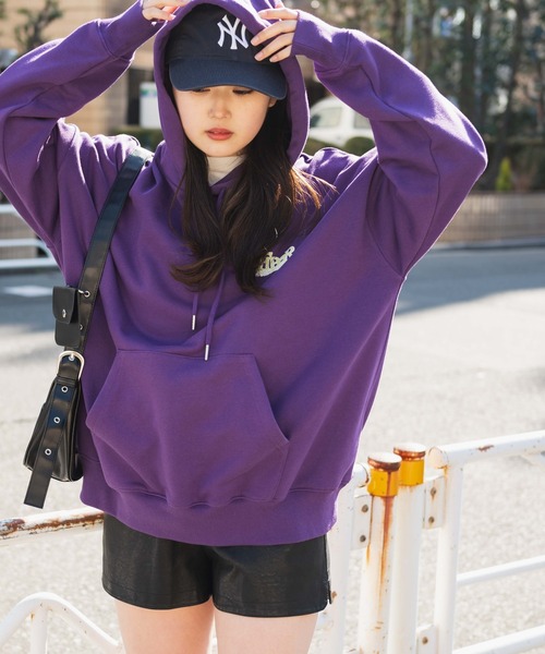 ウエサコスポーツ☆ベロアパーカー セール】WEGO/サイドドロストベロアパーカー（パーカー）｜WEGO