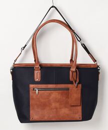 m.f.editorial | エムエフエディトリアルメンズ/m.f.editorial:MEN コンビ配色 2WAYトートバッグ A4対応(トートバッグ)