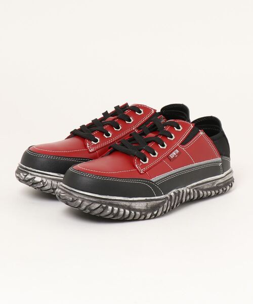 EDWIN（エドウィン）の「《EDWIN》先芯入り スニーカーESM104（スニーカー・メンズ・ブラック/ホワイト/レッド・25.5cm/26.0cm/27.0cm/28.0cm/25.0cm/26.5cm）」の3枚目の写真