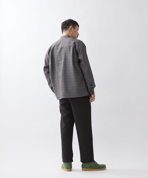 JOURNAL STANDARD relume（ジャーナルスタンダード　レリューム）の「CALIFORNIA ツータック ダブルクロスシェフパンツ（スラックス・メンズ・ライトグレー/ブラック/ベージュ系その他・MEDIUM/LARGE）」の4枚目の写真