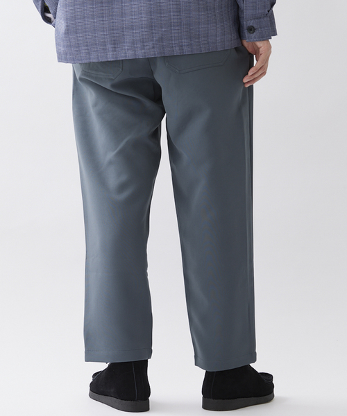 JOURNAL STANDARD relume（ジャーナルスタンダード　レリューム）の「CALIFORNIA ツータック ダブルクロスシェフパンツ（スラックス・メンズ・ライトグレー/ブラック/ベージュ系その他・MEDIUM/LARGE）」の9枚目の写真