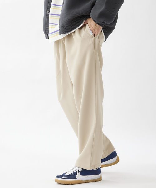 JOURNAL STANDARD relume（ジャーナルスタンダード　レリューム）の「CALIFORNIA ツータック ダブルクロスシェフパンツ（スラックス・メンズ・ライトグレー/ブラック/ベージュ系その他・MEDIUM/LARGE）」の20枚目の写真