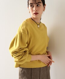 Ray BEAMS | Ray BEAMS / ボリューム スリーブ クルーネック スウェット(Tシャツ/カットソー)