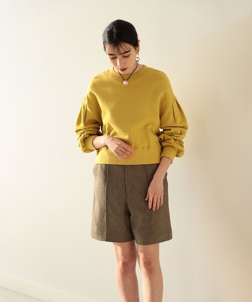 Ray BEAMS（レイビームス）の「Ray BEAMS / ボリューム スリーブ クルーネック スウェット（Tシャツ/カットソー・レディース・ホワイト/サックスブルー/イエロー系その他5・ONE SIZE）」の5枚目の写真